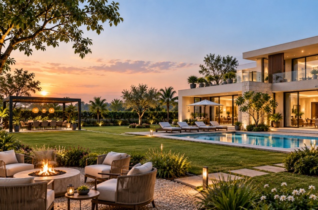 luxury farmhouse in Club Drive Delhi
