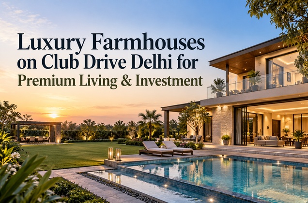 luxury farmhouse in Club Drive Delhi