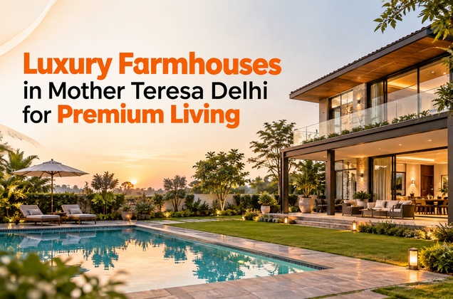 luxury farmhouse in Mother Teresa Delhi